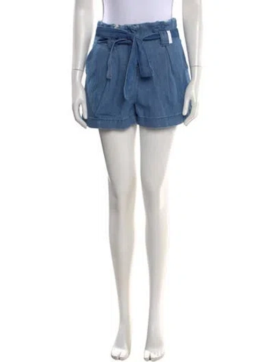 Pre-owned L'agence Mini Shorts W/ Tags In Blue
