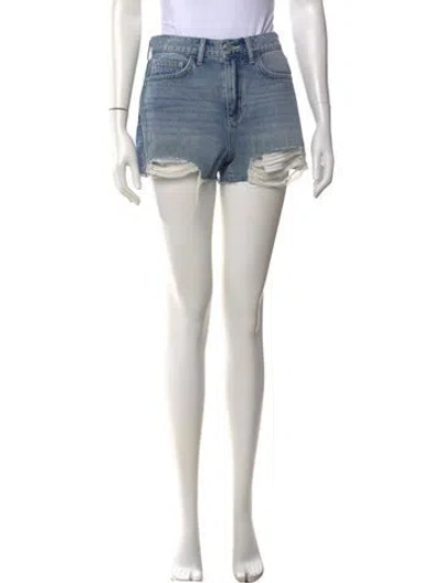 Pre-owned L'agence Mini Shorts W/ Tags In Blue