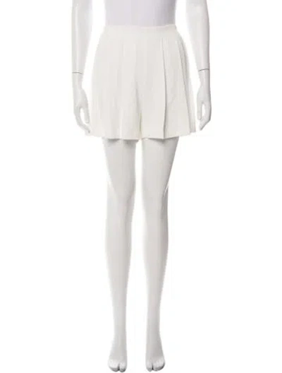Pre-owned L'agence Mini Shorts W/ Tags In White