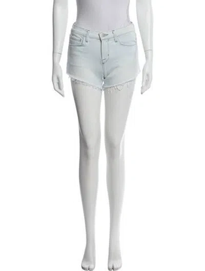 Pre-owned L'agence Mini Shorts In White