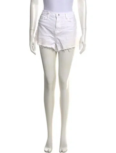 Pre-owned L'agence Mini Shorts In White