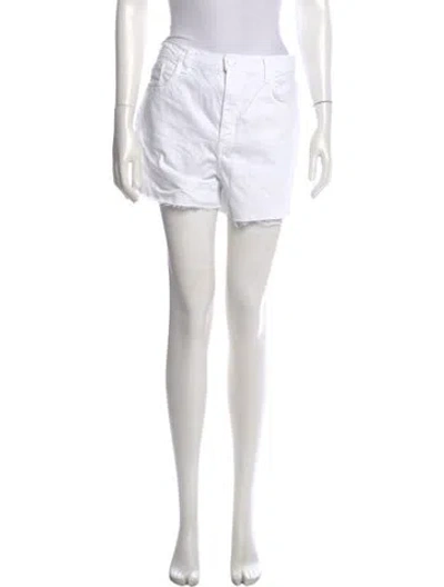 Pre-owned L'agence Mini Shorts In White