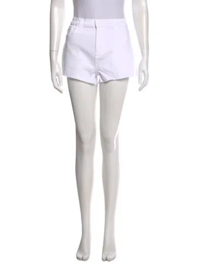 Pre-owned L'agence Mini Shorts In White