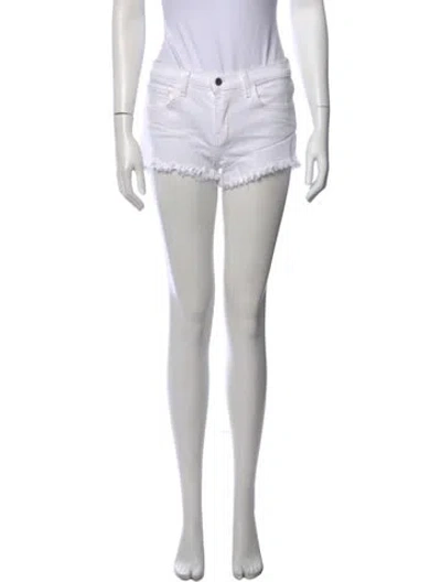 Pre-owned L'agence Mini Shorts In White
