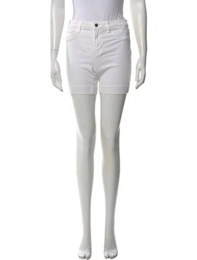 Pre-owned L'agence Mini Shorts In White