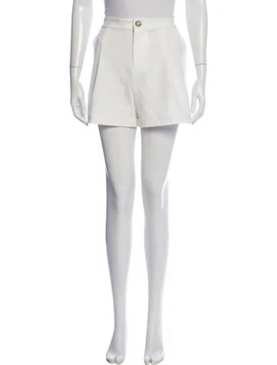 Pre-owned L'agence Mini Shorts In White