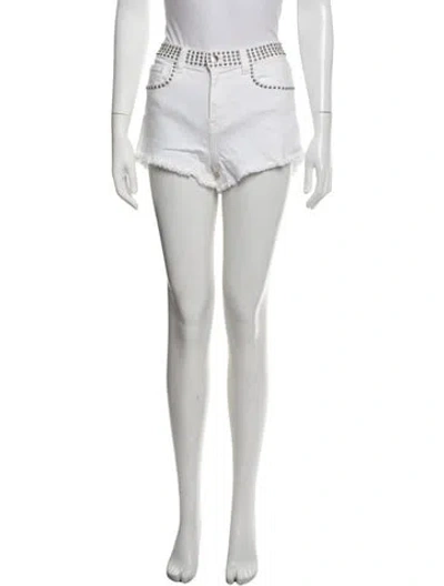 Pre-owned L'agence Mini Shorts In White