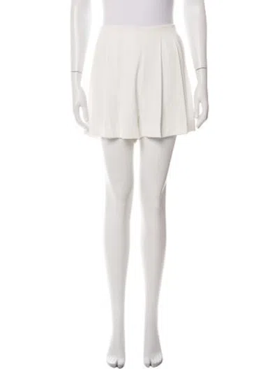 Pre-owned L'agence Mini Shorts In White