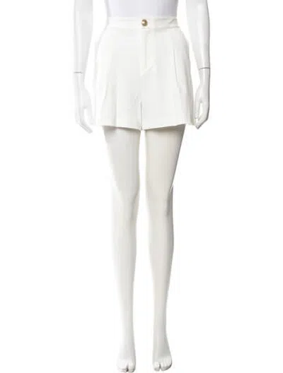 Pre-owned L'agence Mini Shorts In White