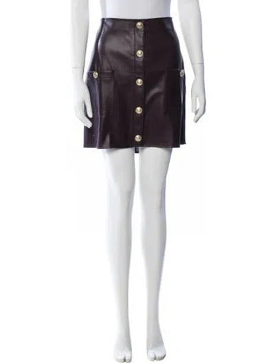Pre-owned L'agence Mini Skirt In Black