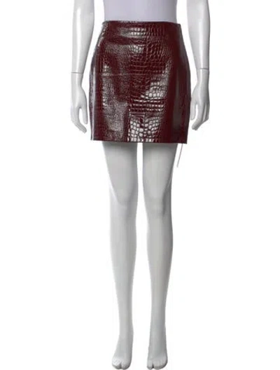 Pre-owned L'agence Mini Skirt In Black