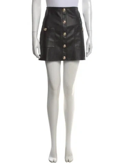 Pre-owned L'agence Mini Skirt In Black