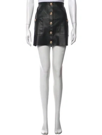 Pre-owned L'agence Mini Skirt In Black