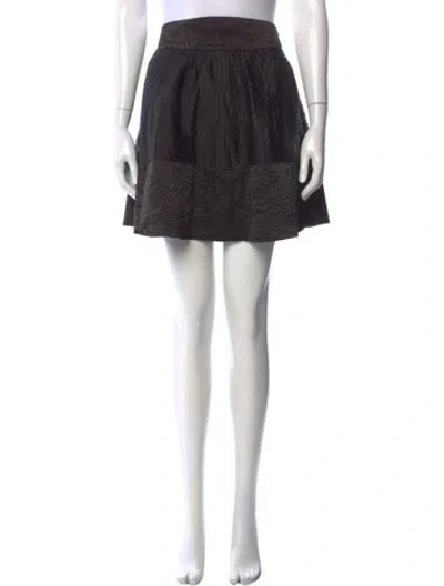Pre-owned L'agence Mini Skirt In Black