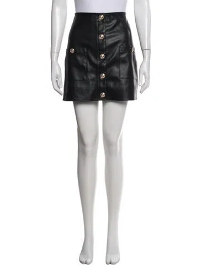 Pre-owned L'agence Mini Skirt In Black