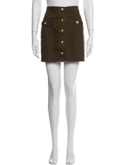 Pre-owned L'agence Mini Skirt In Blue