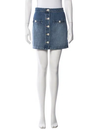 Pre-owned L'agence Mini Skirt In Blue