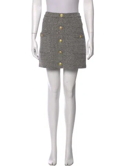 Pre-owned L'agence Mini Skirt In Gray