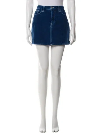 Pre-owned L'agence Mini Skirt In Multi