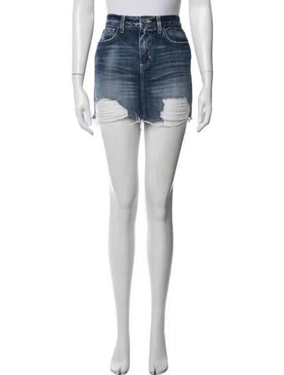 Pre-owned L'agence Mini Skirt In Multi