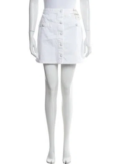 Pre-owned L'agence Mini Skirt In Neutral