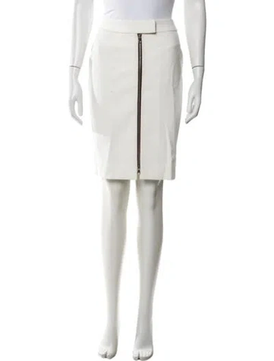 Pre-owned L'agence Mini Skirt In Neutral