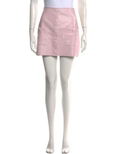 Pre-owned L'agence Mini Skirt In Pink