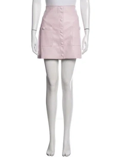 Pre-owned L'agence Mini Skirt In Pink