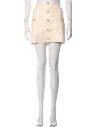 Pre-owned L'agence Mini Skirt W/ Tags In Neutral