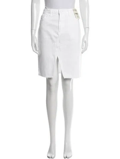 Pre-owned L'agence Mini Skirt In White