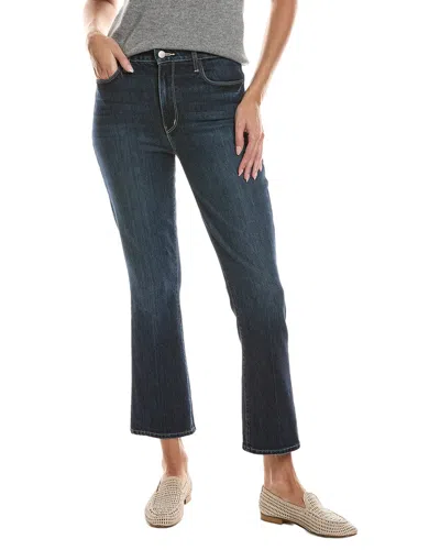 L'agence Mira Ultra High-rise Crop Micro Boot In Blue