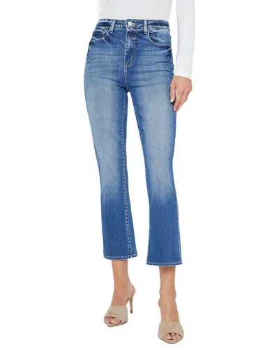 L'agence Mira Ultra High-rise Crop Micro Bootcut Jean In Blue