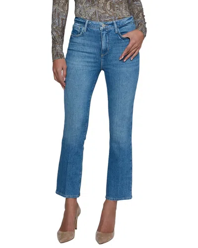 L'agence Mira Ultra High-rise Crop Micro Bootcut Jean In Blue