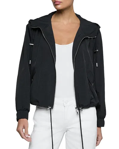 L'agence Miro Windbreaker Jacket In Black