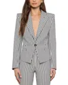 L'agence Misa Short Single Breasted Blazer In Multi
