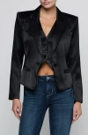 L'agence Misa Single Breasted Blazer In Black