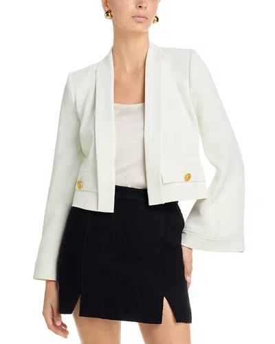 L'agence Mixie Wide Sleeved Cardi Jacket In White