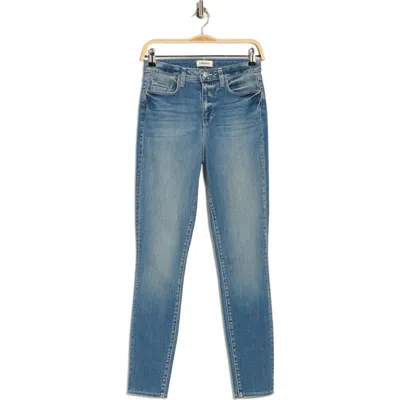 L'agence Monique High Rise Skinny Jeans In Blue