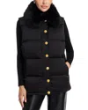 L'agence Nalo Puffer Vest In Black