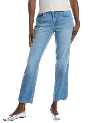 L'agence Nevia Caster Low-rise Slouch Straight Jean In Blue