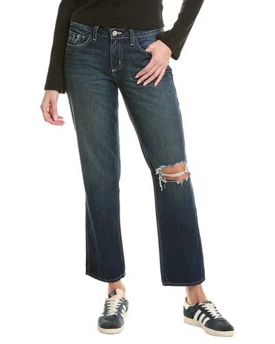 L'agence Nevia Low-rise Slouch Straight Jean In Blue