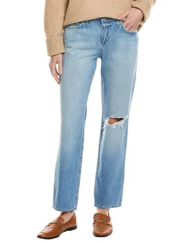 L'agence Nevia Low Rise Slouch Straight Jean In Blue
