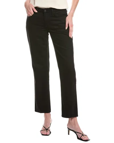 L'agence Nevia Low-rise Slouch Straight Noir Jean In Black