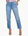 L'agence Nevia Slouchy Straight Leg Jeans In Caster In Multi
