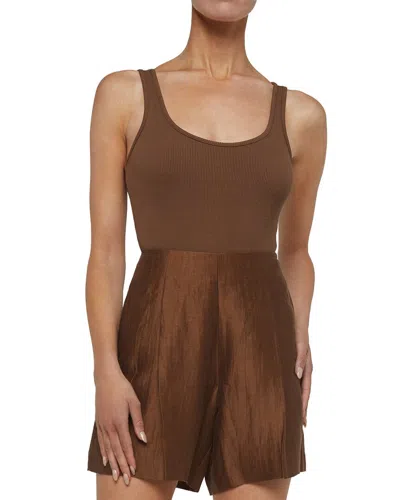 L'agence Nica Bodysuit In Brown