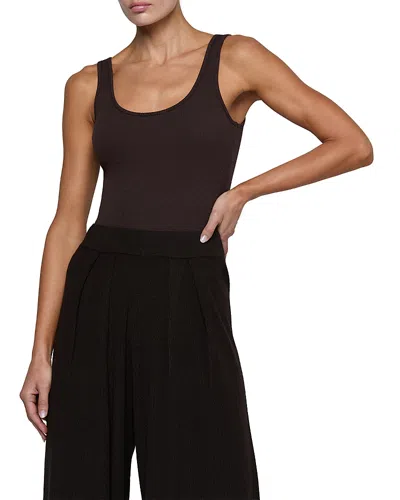 L'agence Nica Tank Top Bodysuit In Black