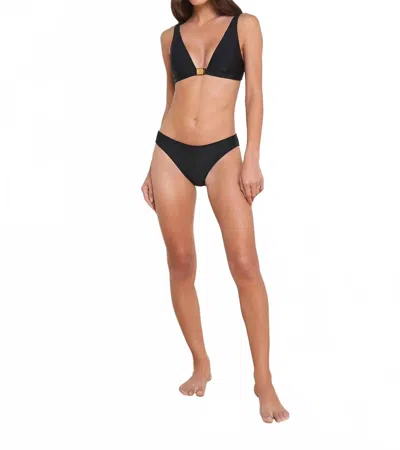 L'agence Nicole Bikini Bottom In Black