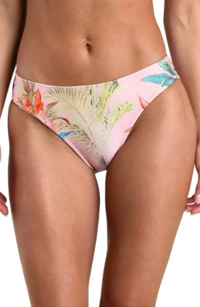 L'agence Nicole Colorful Palm Bikini Bottoms In Multi