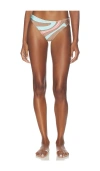 L'agence Nicole Hipster Bikini Bottom In Multi
