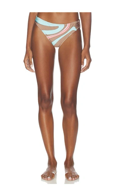 L'agence Nicole Hipster Bikini Bottom In Multi